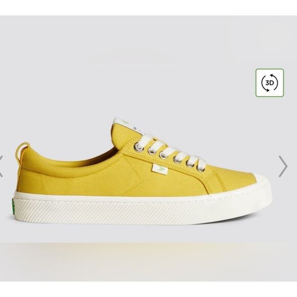 Cariuma size 8 Yellow OCA low canvas Sneakers - Picture 4 of 8